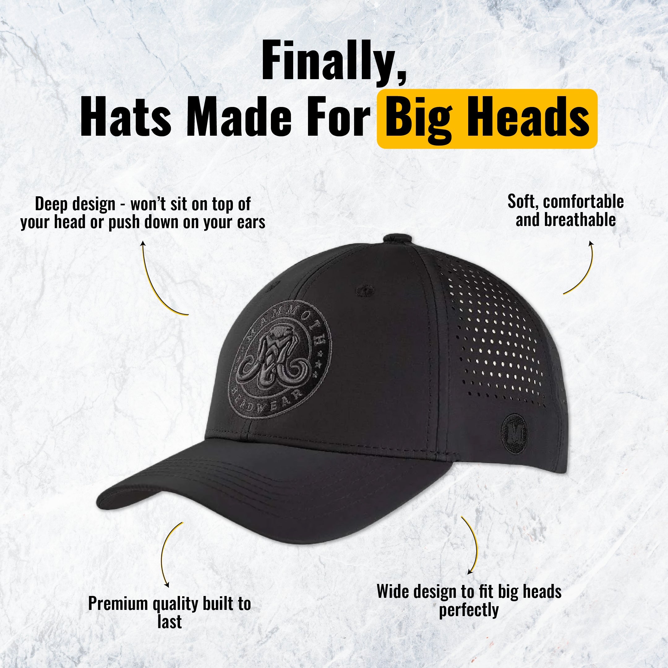 Classic Performance Hat - Blacked Out